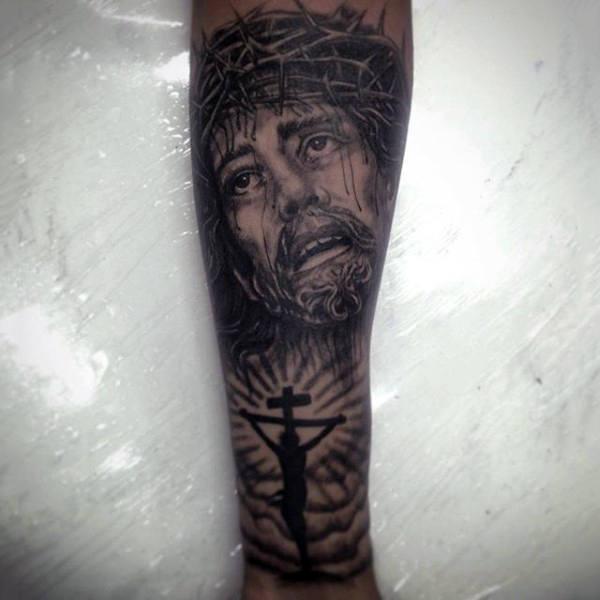 Иисус Христос татуировка 164