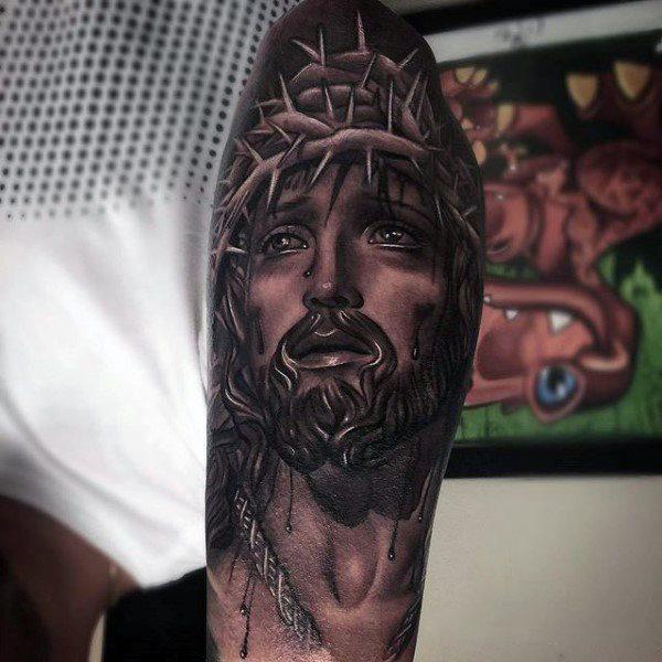 Иисус Христос татуировка 194