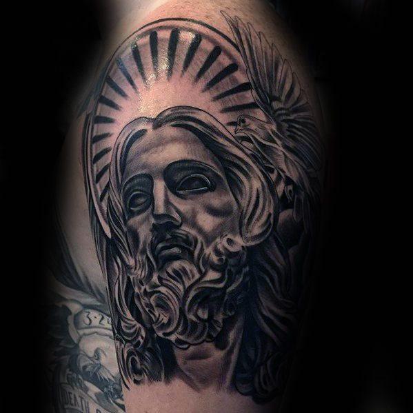 Иисус Христос татуировка 206