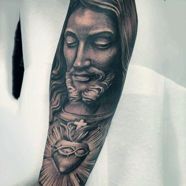 Иисус Христос татуировка 208