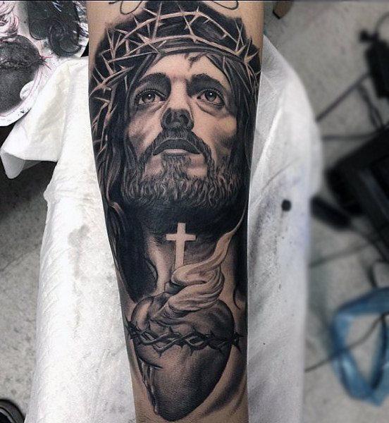 Иисус Христос татуировка 216
