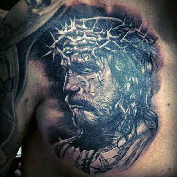 Иисус Христос татуировка 220