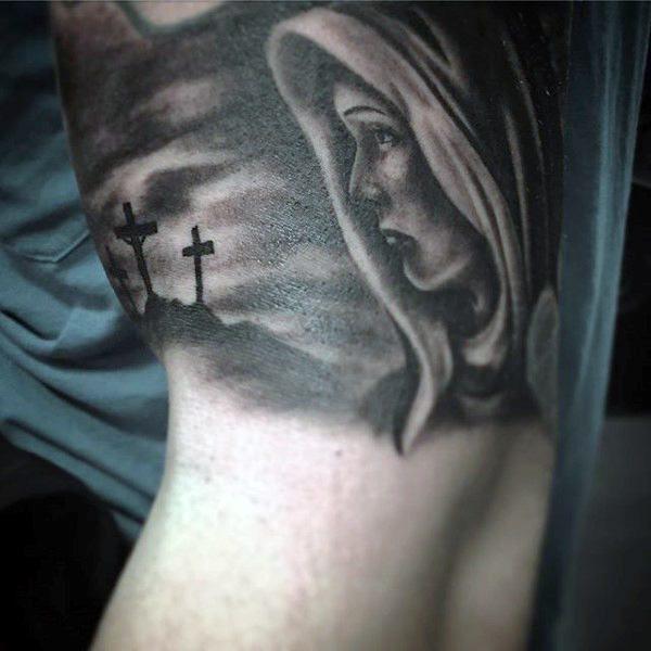 Иисус Христос татуировка 222