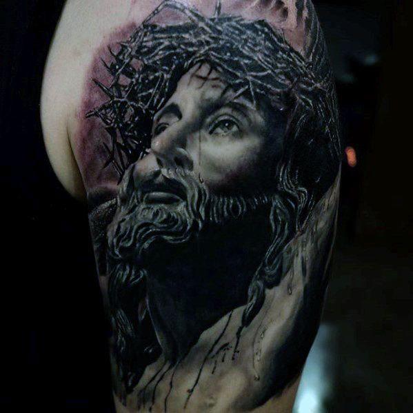 Иисус Христос татуировка 224