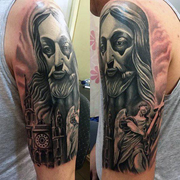 Иисус Христос татуировка 230