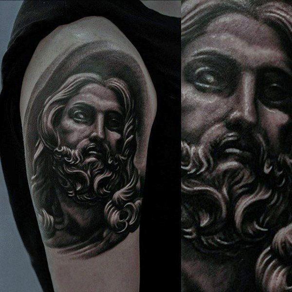 Иисус Христос татуировка 24