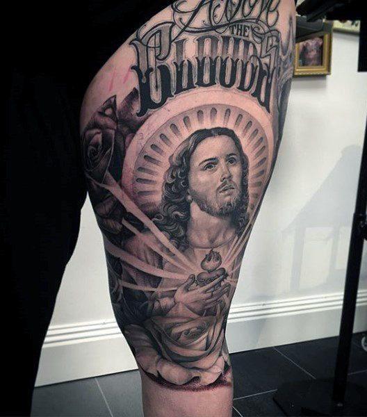 Иисус Христос татуировка 242