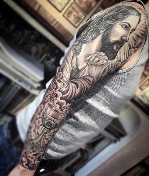 Иисус Христос татуировка 248
