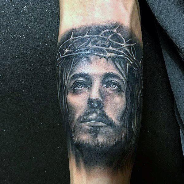 Иисус Христос татуировка 268