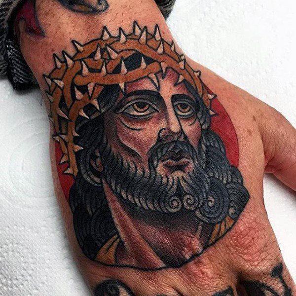 Иисус Христос татуировка 290