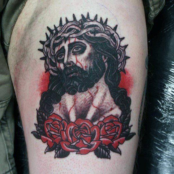 Иисус Христос татуировка 296