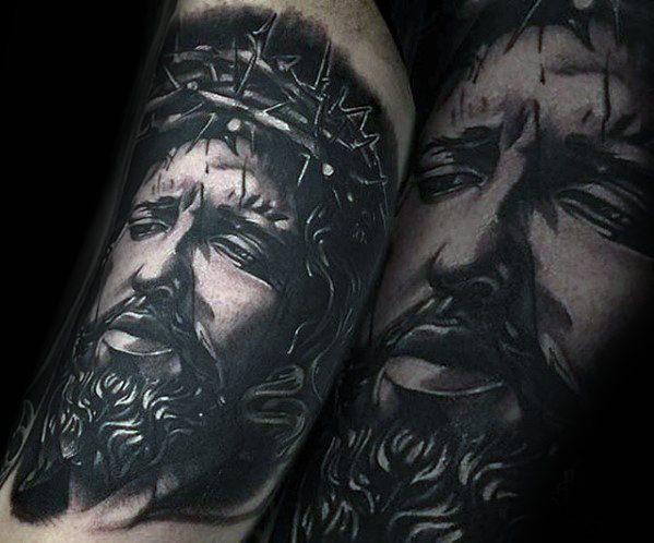 Иисус Христос татуировка 308