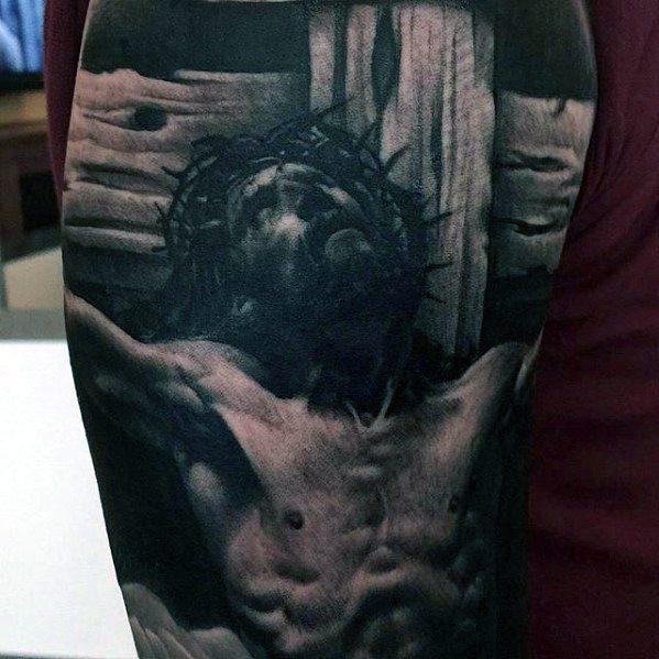 Иисус Христос татуировка 310