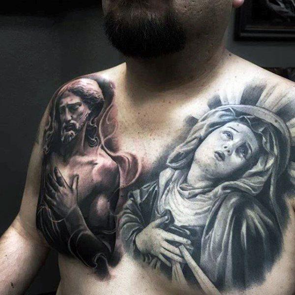 Иисус Христос татуировка 312