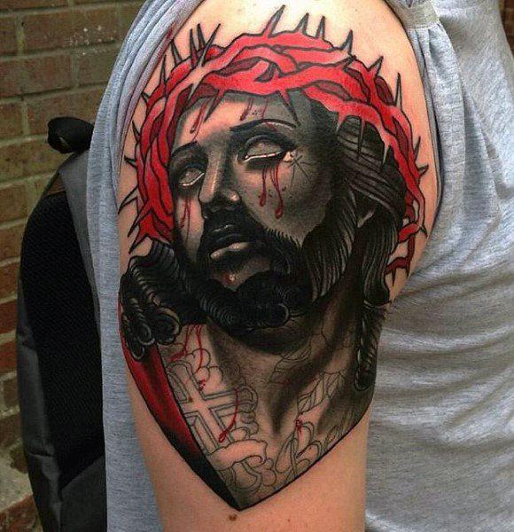 Иисус Христос татуировка 316