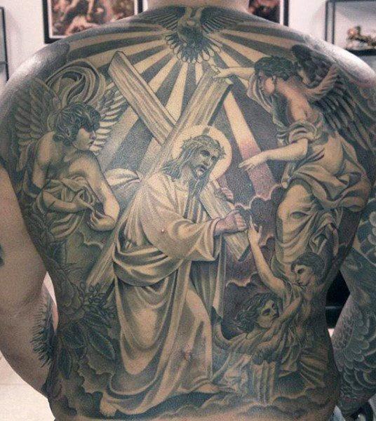Иисус Христос татуировка 320