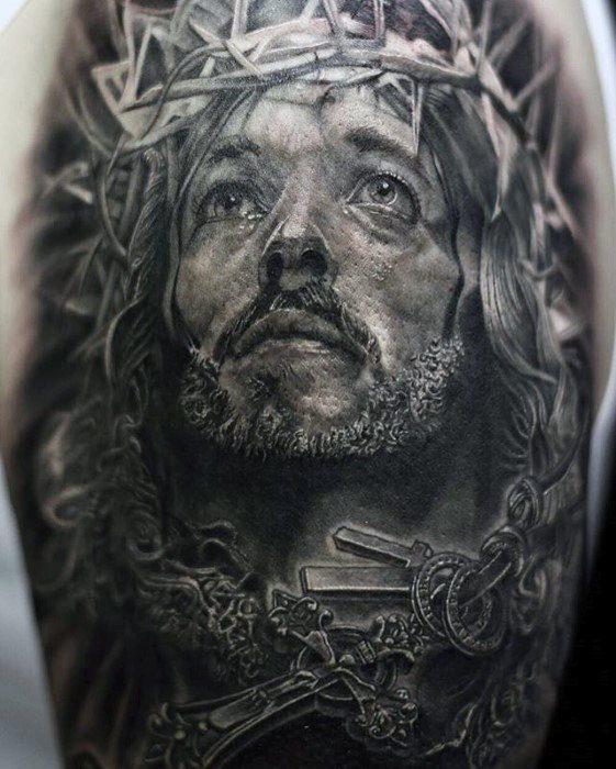 Иисус Христос татуировка 324