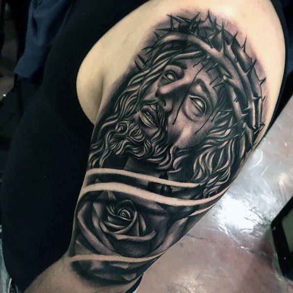 Иисус Христос татуировка 326