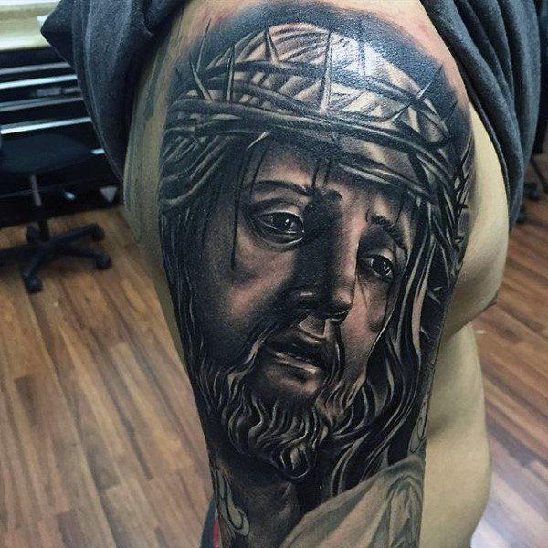 Иисус Христос татуировка 334