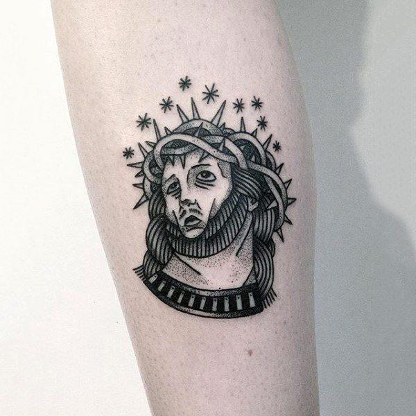 Иисус Христос татуировка 336