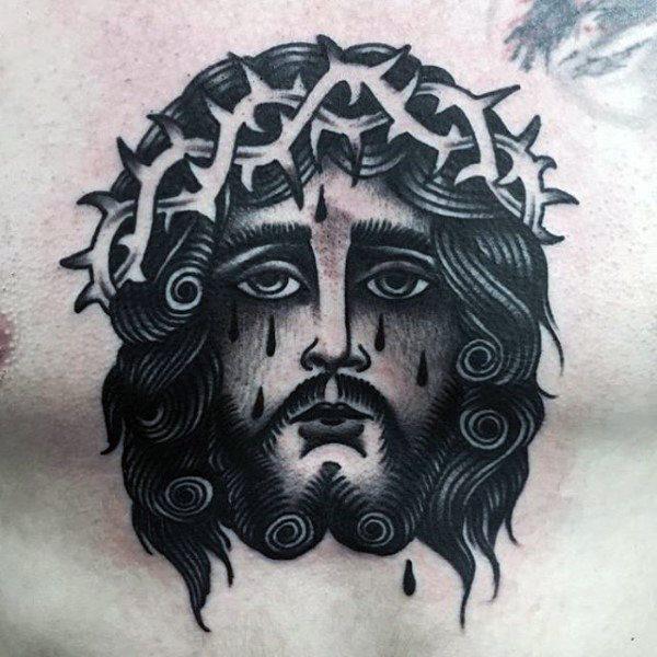 Иисус Христос татуировка 346