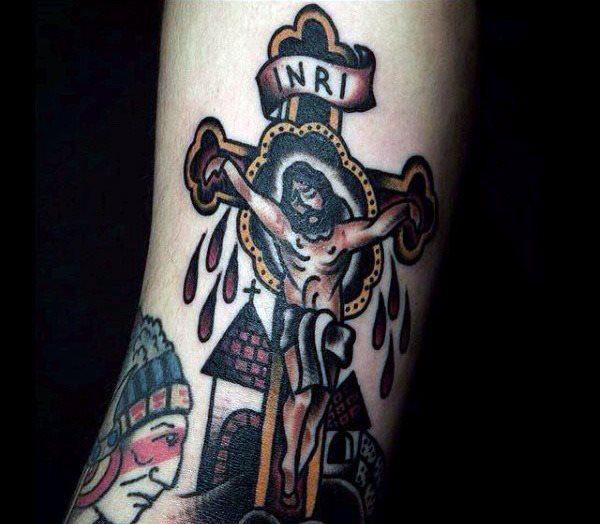 Иисус Христос татуировка 348
