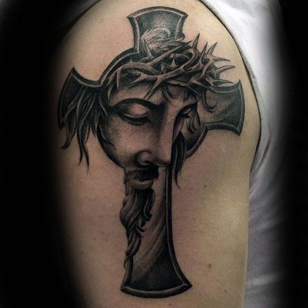 Иисус Христос татуировка 350