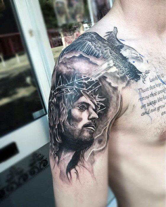 Иисус Христос татуировка 352