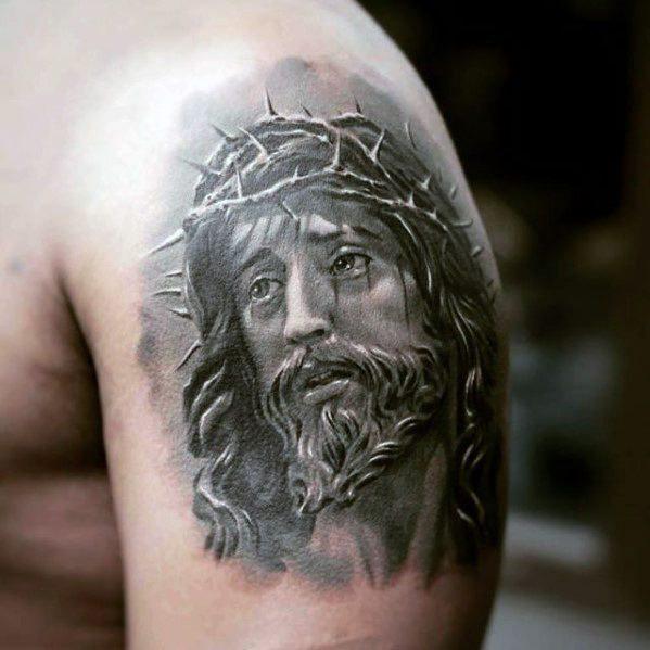 Иисус Христос татуировка 356