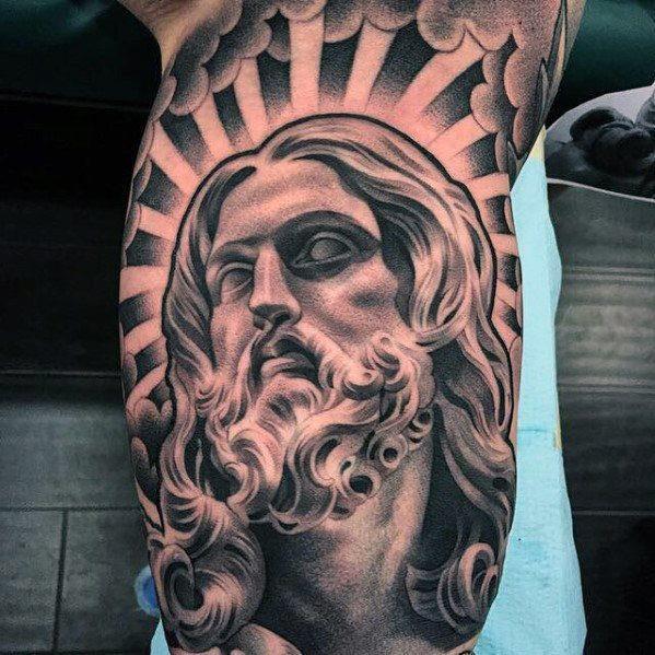 Иисус Христос татуировка 42