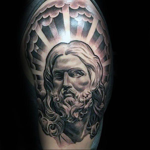 Иисус Христос татуировка 48