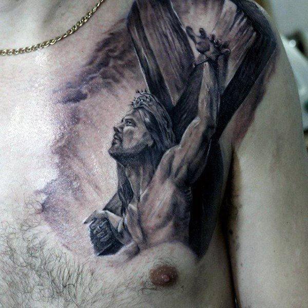 Иисус Христос татуировка 54