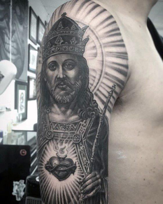 Иисус Христос татуировка 64