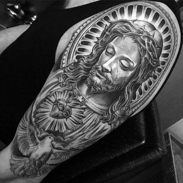 Иисус Христос татуировка 88