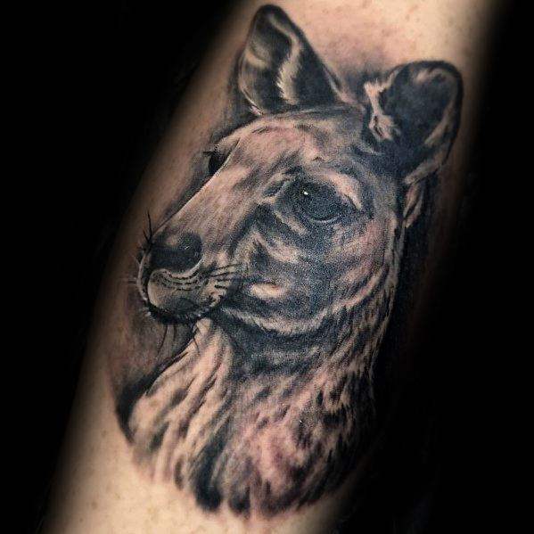 кенгуру татуировка 15