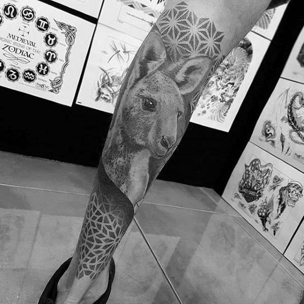 кенгуру татуировка 69