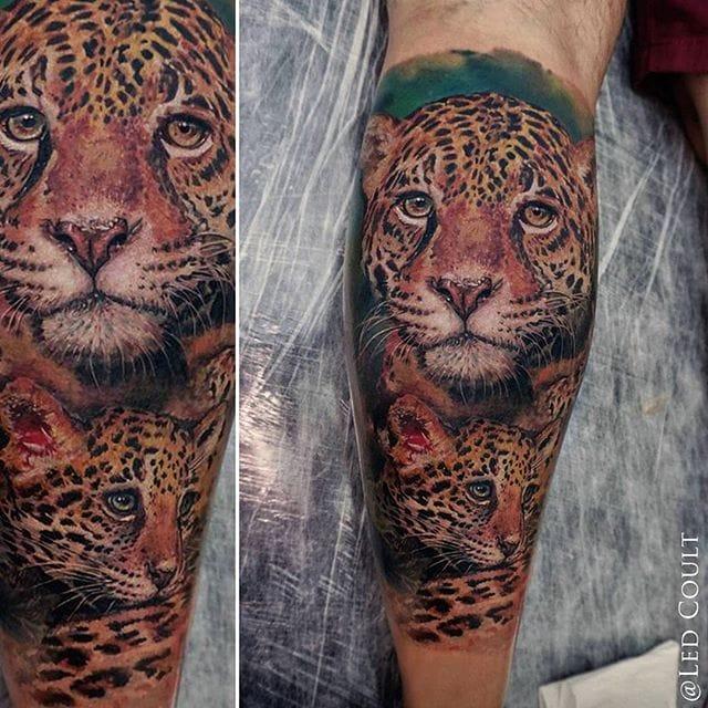 леопард тату 521