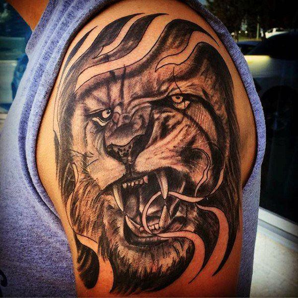 лев татуировка 137