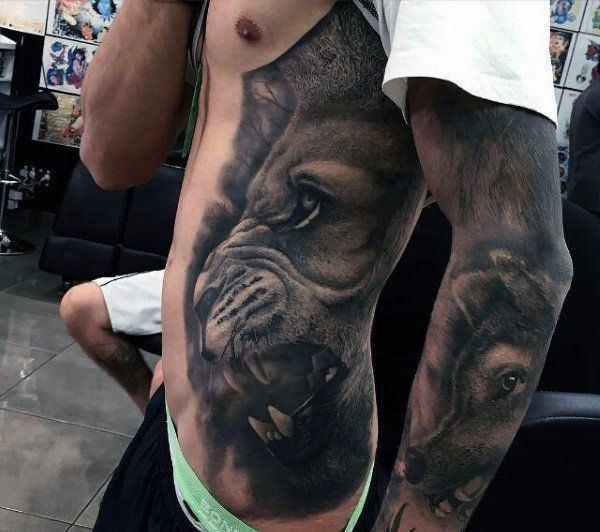 лев татуировка 155