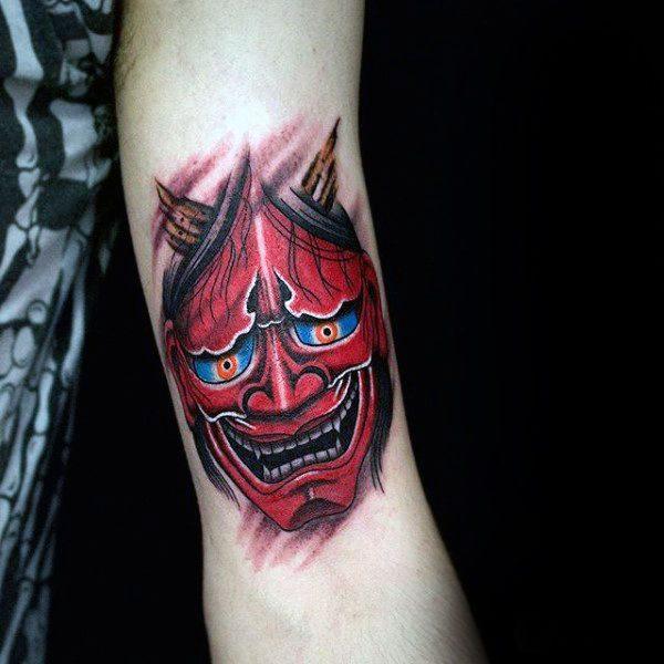 100 ONI and HANNYA mask tattoos (and their meaning)