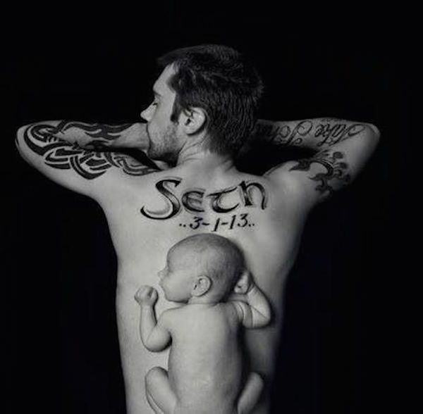 Татуировки для мужчин связанные с детьми