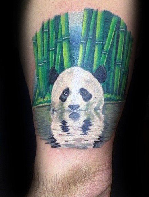 панда татуировка 82