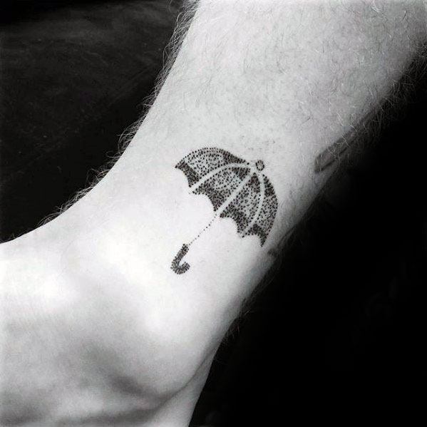 татуировка зонтик 73