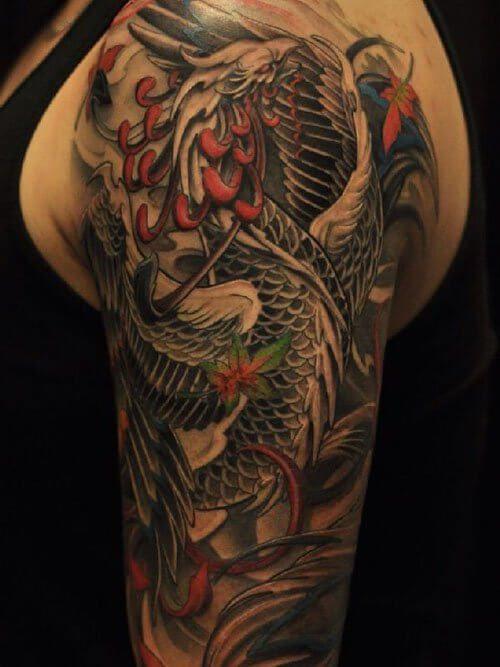120 татуировок феникса: лучший дизайн и значение — Все о тату