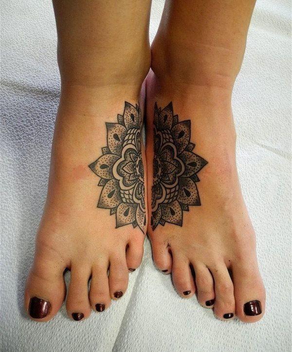 татуировка на ноге 170