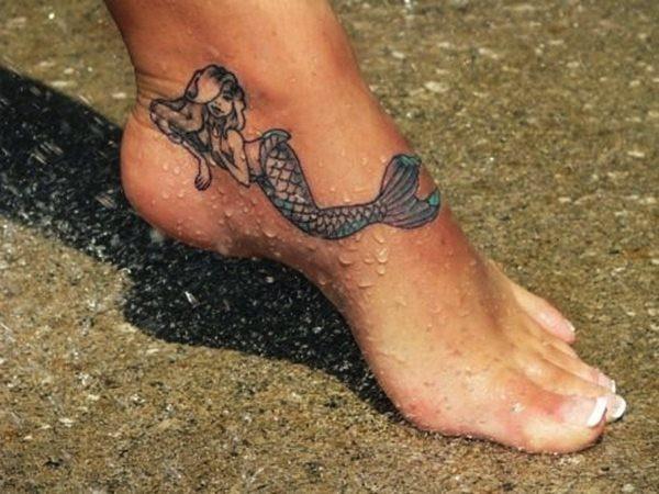 татуировка на ноге 364