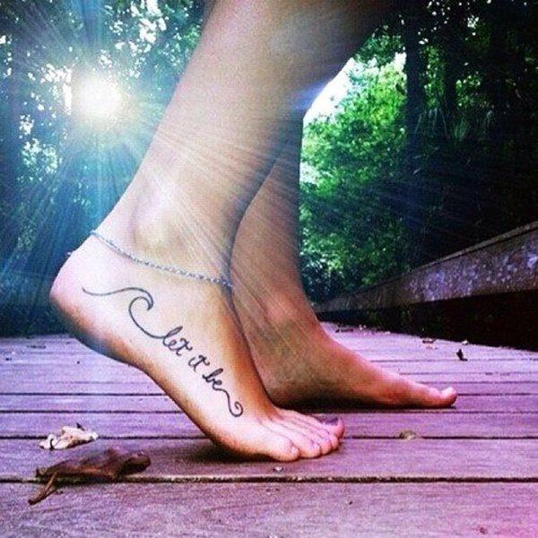татуировка на ноге 388