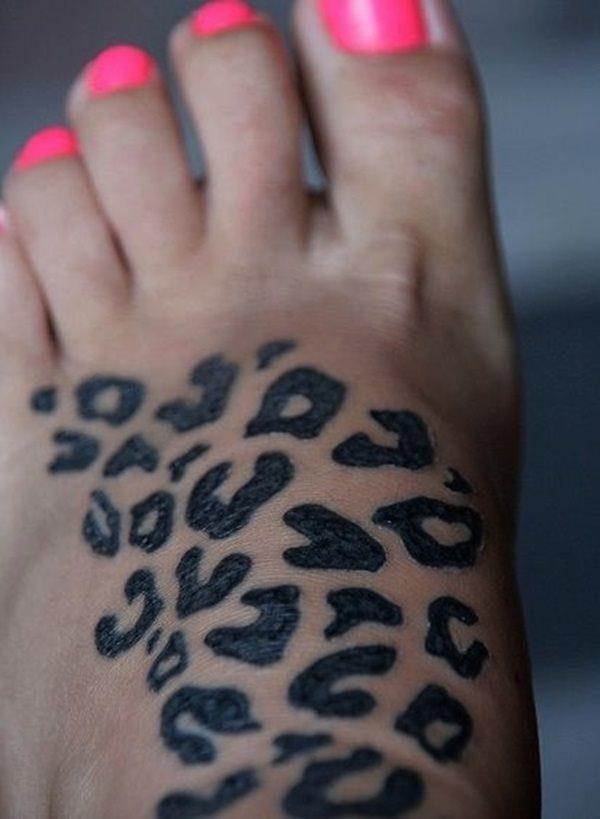 татуировка на ноге 82