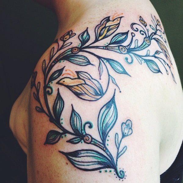татуировка вьющееся растение 294