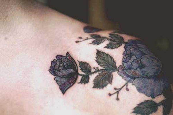 татуировка вьющееся растение 306